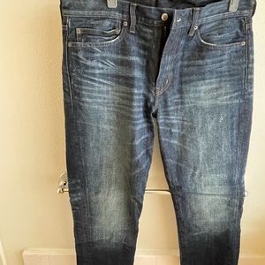 Flannel lined JCREW 770 jeans
